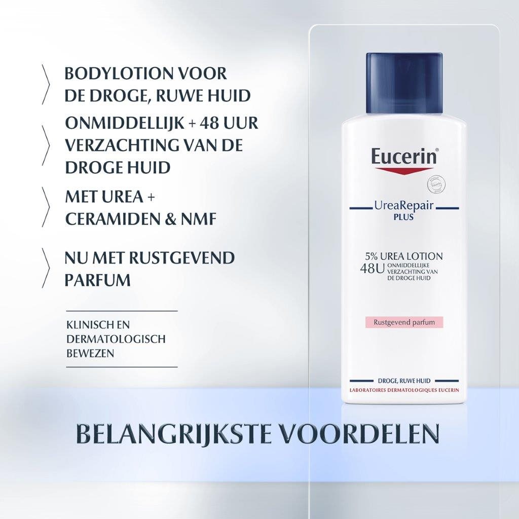 UreaRepair PLUS 5 Urea Lotion (rustgevend parfum) voor droge, ruwe